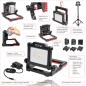 Preview: Enilux Mobil PRO 18V inkl. Adapter für METABO 18V, DeWalt DCB18, Milwaukee M18, BOSCH GBA 18V, WÜRTH LI-CV-18V, Festool, Hilti 22V, Makita BL