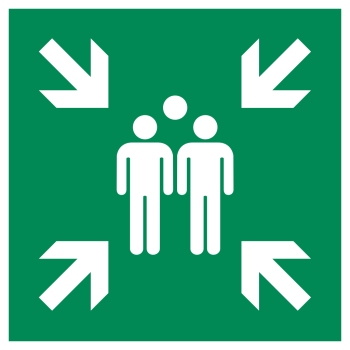 Schild Sammelstelle