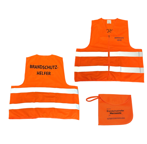 Brandschutzhelfer Weste orange