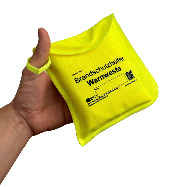 Brandschutzhelfer Weste gelb