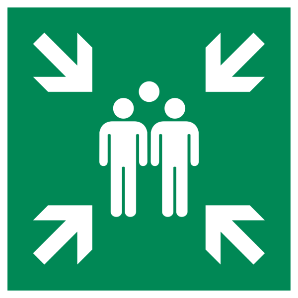 Schild Sammelstelle