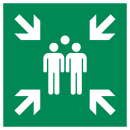 Schild Sammelstelle